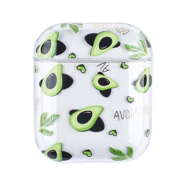 Cute Fruit Transparent Airpods Case