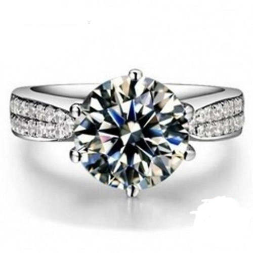 Luxury 2 Carat Zirconia Wedding Rings