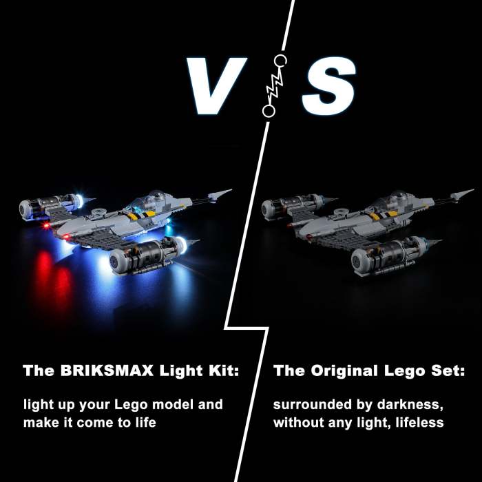 Briksmax Light Kit For The Mandalorian'S N-1 Starfighter 5