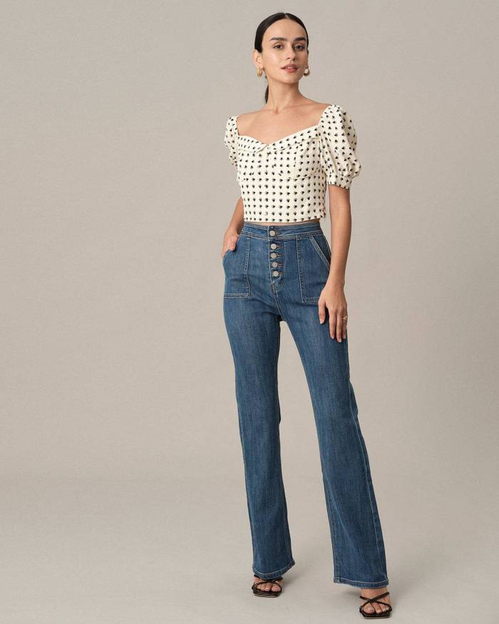 The High Waisted Flare Jeans