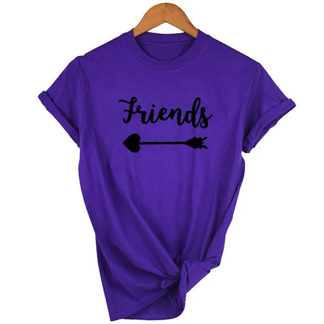 1Pcs Best Friends Arrow T Shirt