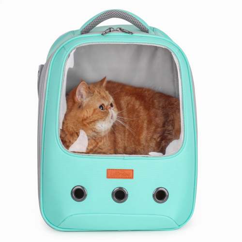 Lollimeow Pet Carrier Backpack, Square Window, Designed For Travel, Hiking, Walking & Outdoor Use