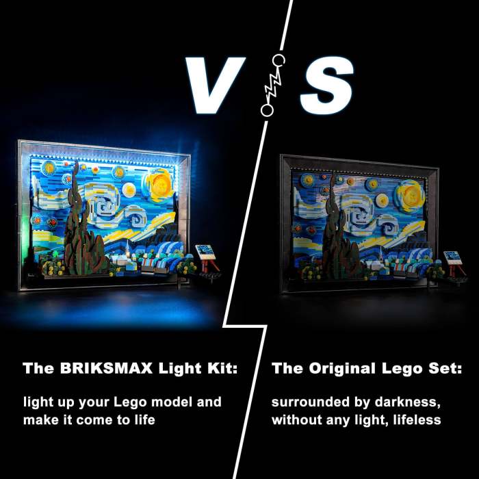 Briksmax Light Kit For Vincent Van Gogh - The Starry Night 3