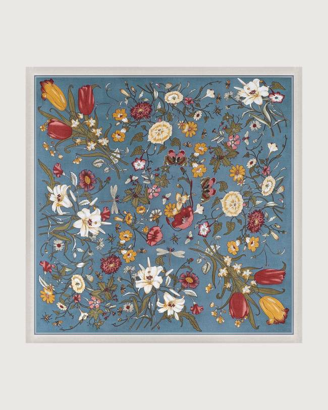 The Floral Print Kerchief