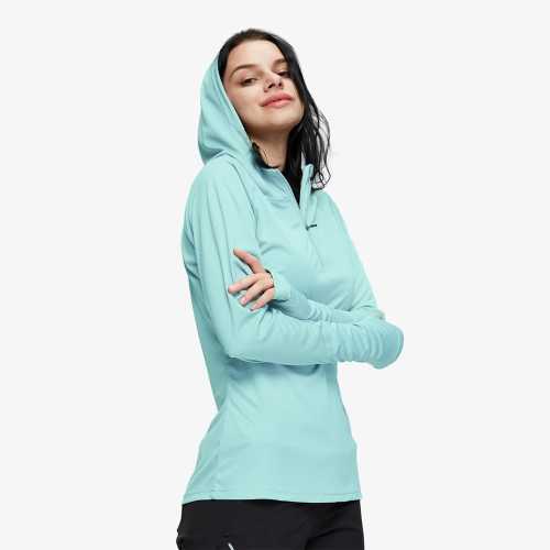 Women Upf 50+ Sun Protection Hoodie Shirt Long Sleeve