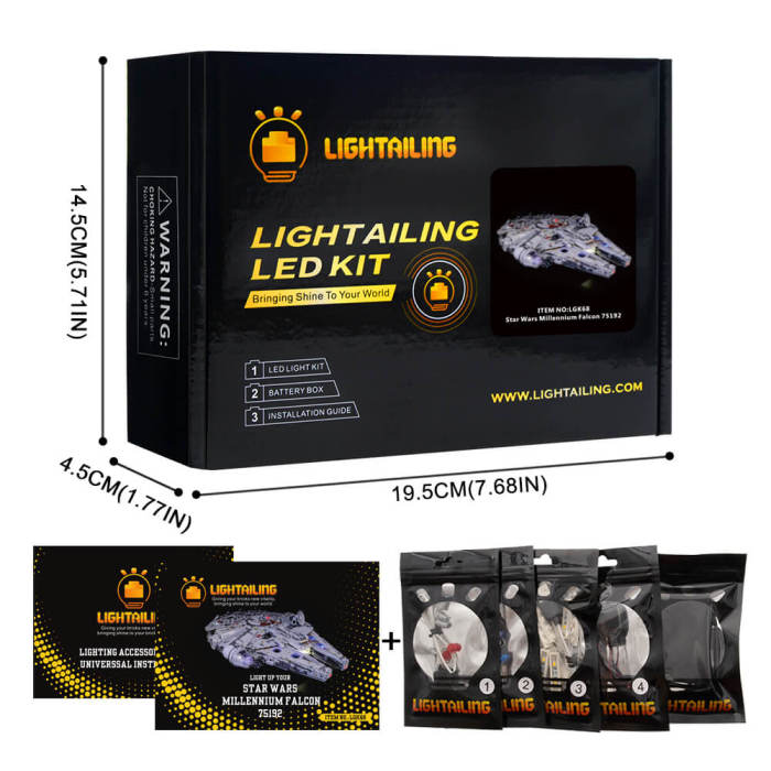 Light Kit For Ultimate Millennium Falcon 2
