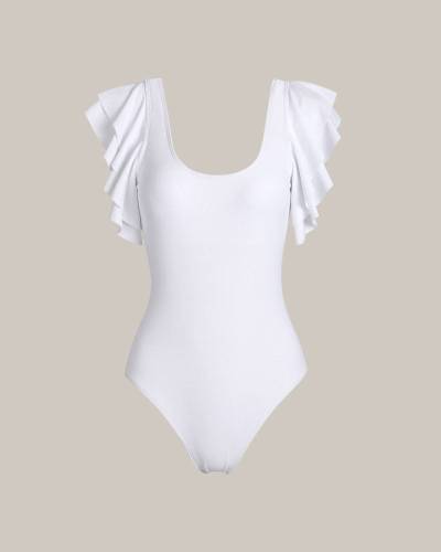 Ruffle One-Piece Swimsuit