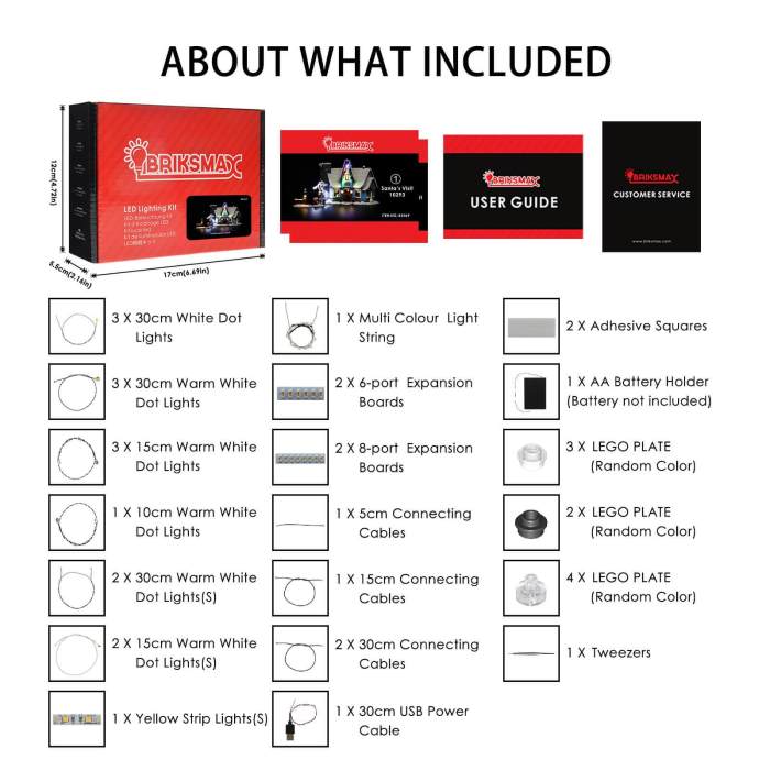 Light Kit For Santa’S Visit 3(Easy-To-Install)