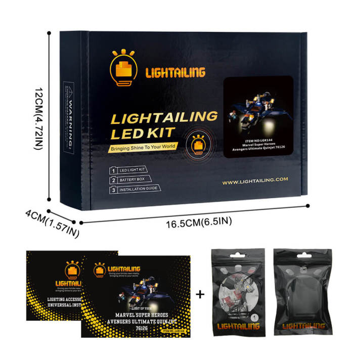Light Kit For Ultimate Quinjet 6
