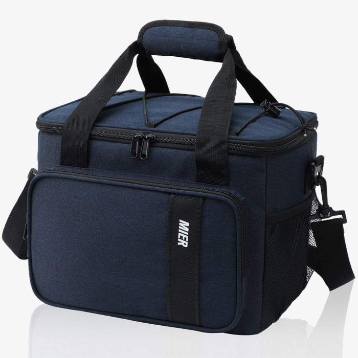 Large Insulated Lunch Cooler Bag For Men Women