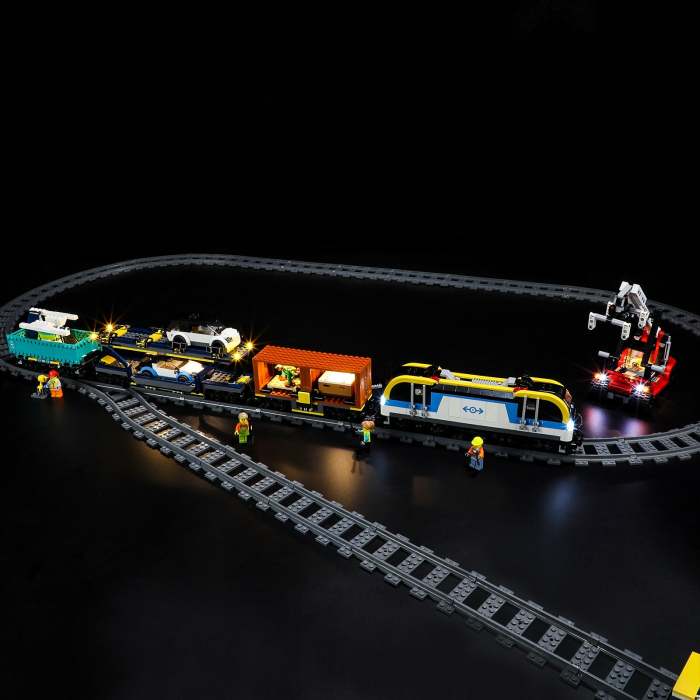 Briksmax Light Kit For Lego City Freight Train 6