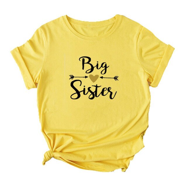 Big Sister Lettle Sister Best Friends T-Shirt Bff Matching