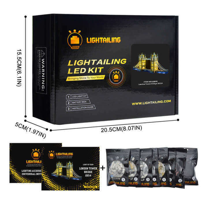 Light Kit For London Tower Bridge 4