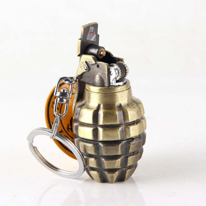 Grenade Lighter Key Chain Gas Lighter