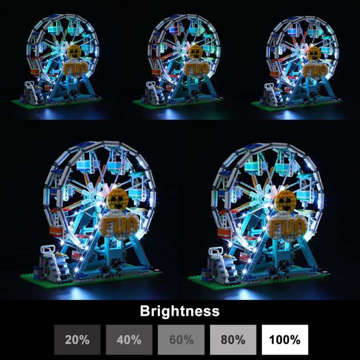 Light Kit For Ferris Wheel 9(With Remote)
