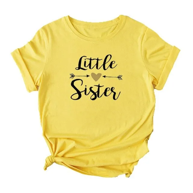 Big Sister Lettle Sister Best Friends T-Shirt Bff Matching