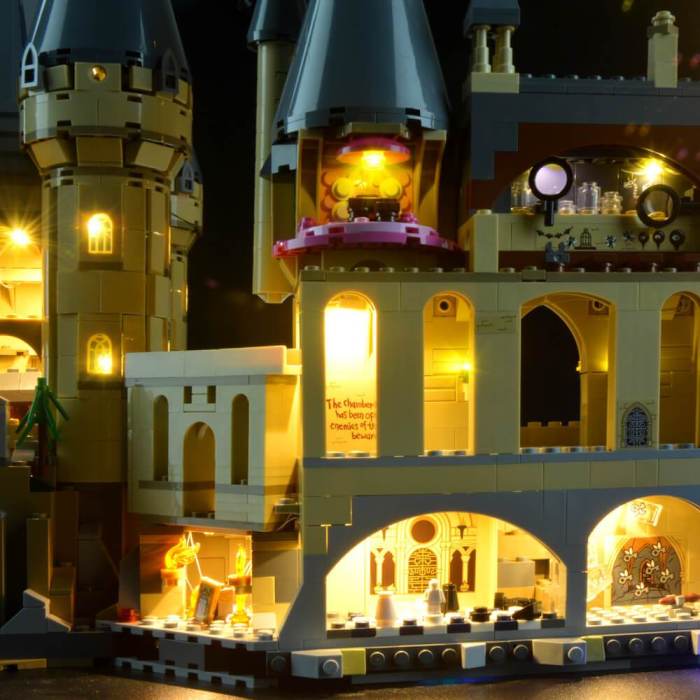 Light Kit For Lego Hogwarts Castle 3(Amazing Night Mode)