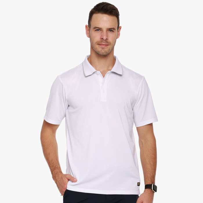Men Polo Shirts Quick-Dry Golf Shirt Dual Tipped Collar