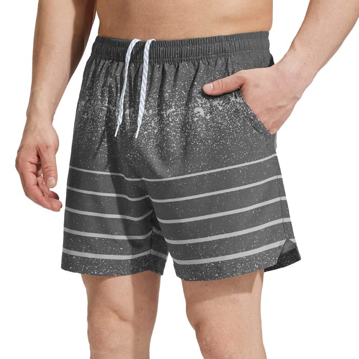Men Workout Running Shorts 5 Inches Shorts With Pockets