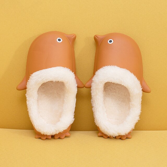 Penguin Slippers For Mom And Doughter Bff Slippers Couples Slippers