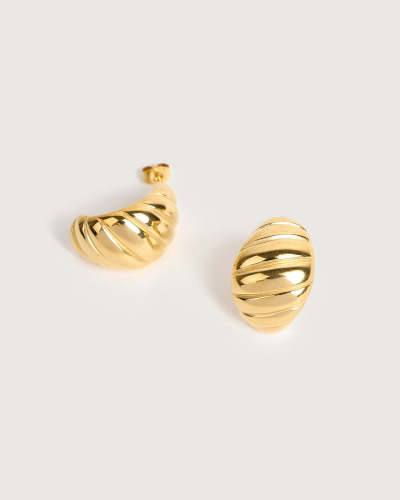 The Croissant Dome Earrings