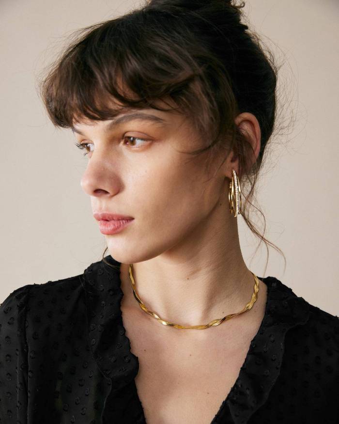 The Double-Layered Twisted Snake Chain Necklace