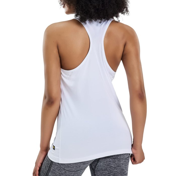 Women Athletic Workout Racerback Tank Top Sleeveless Shirts