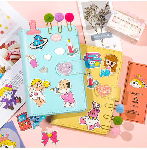 Kawaii Note Book Loose-Leaf Girl Kids Stickers