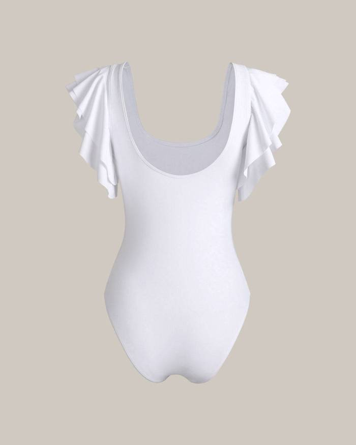 Ruffle One-Piece Swimsuit