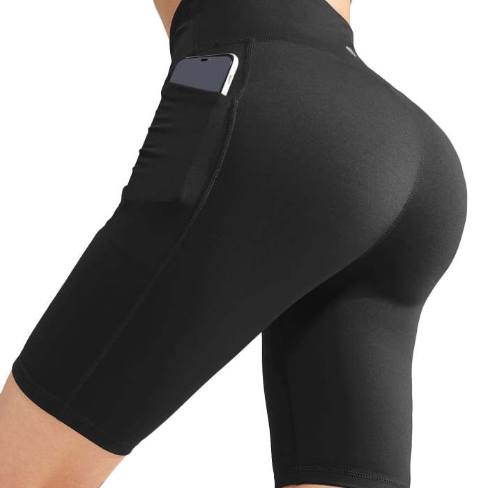 Women High Waist Yoga Tummy Control Shorts, 5 Inch / 8 Inch