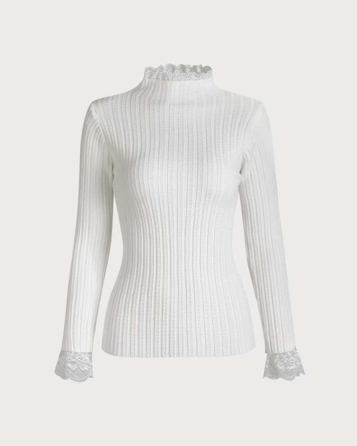 The Solid Ribbed Slim-Fit Knit Top