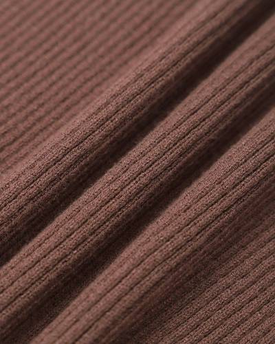 The Ribbed Knit Bodycon Midi Dress
