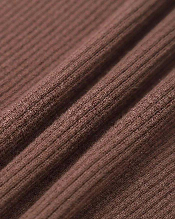The Ribbed Knit Bodycon Midi Dress