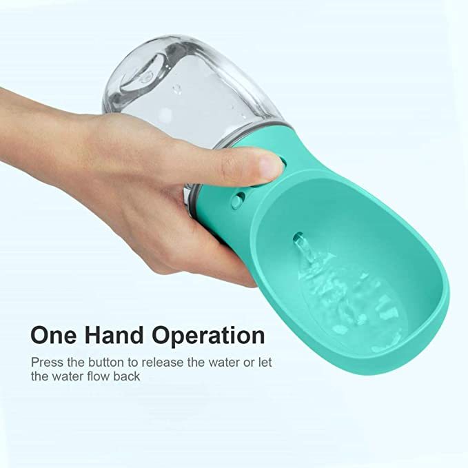 Pet Water Bottle With Bowl Dispenser For Walking/Travel,