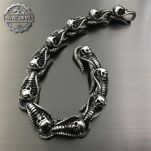 Vintage Cobra Titanium Steel Bracelet