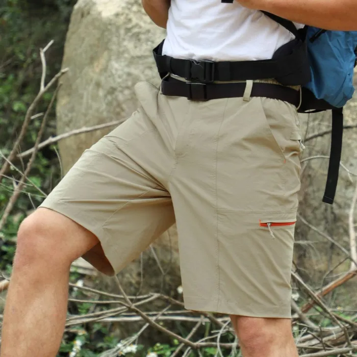 Men Hiking Cargo Shorts Quick Dry Outdoor Nylon Short