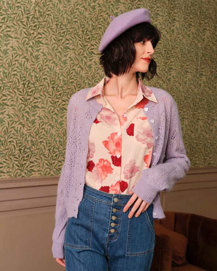 The Collared Floral Long Sleeve Shirt