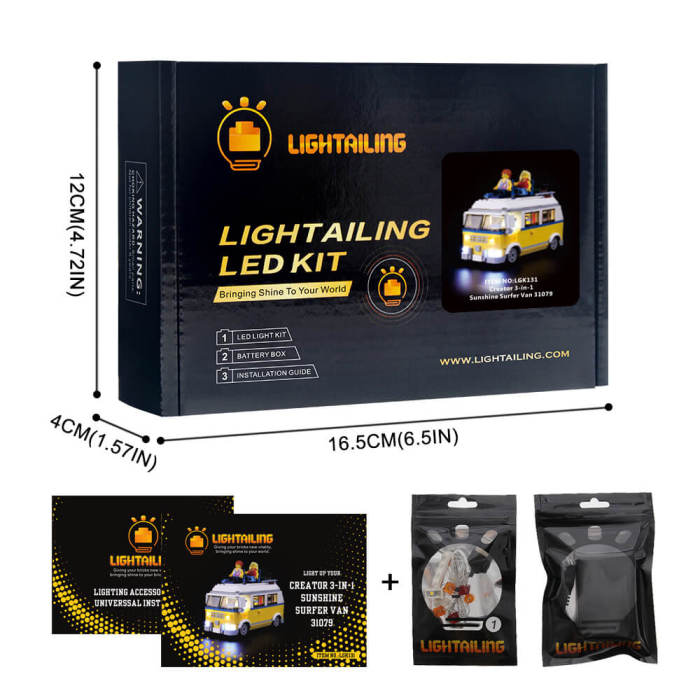Light Kit For 3In1 Sunshine Surfer Van 9
