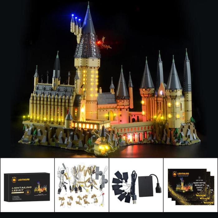 Light Kit For Lego Hogwarts Castle 3(Amazing Night Mode)