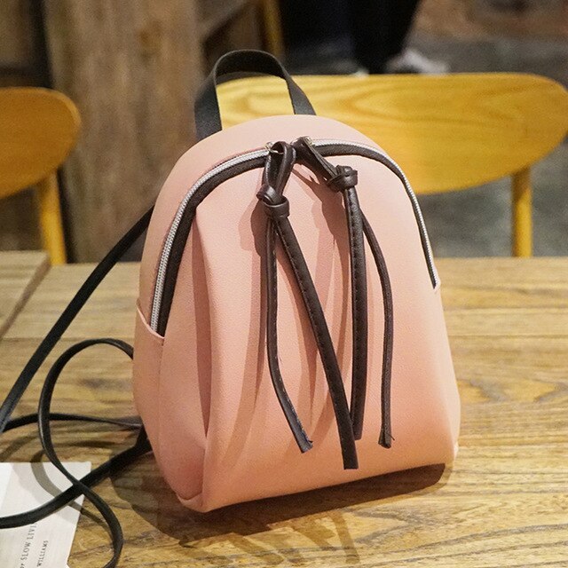 Mini Backpack Women Pu Leather Bag