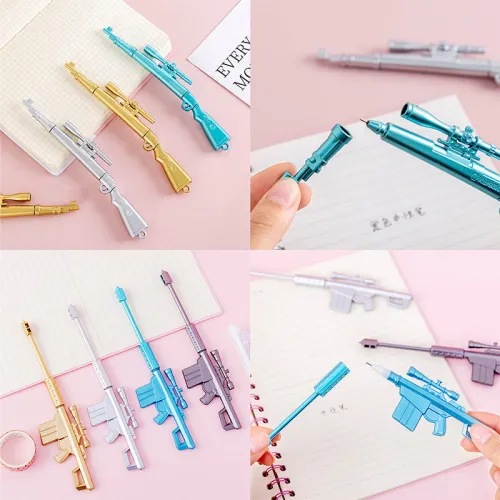 4 Pcs Sniper Rifle Gel Pen 0.5Mm