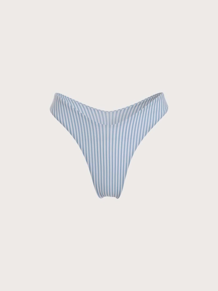 The Stripe High Cut Bikini Bottom