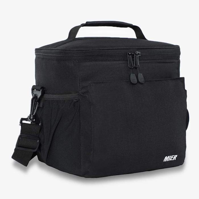 Large Soft Cooler Lunch Picnic Bag With Shoulder Strap