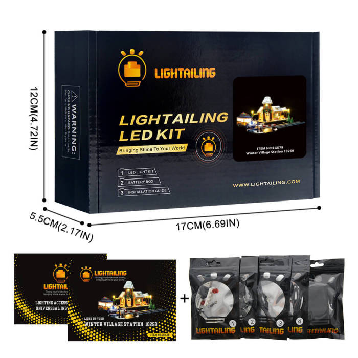 Light Kit For Winter Village Station 9