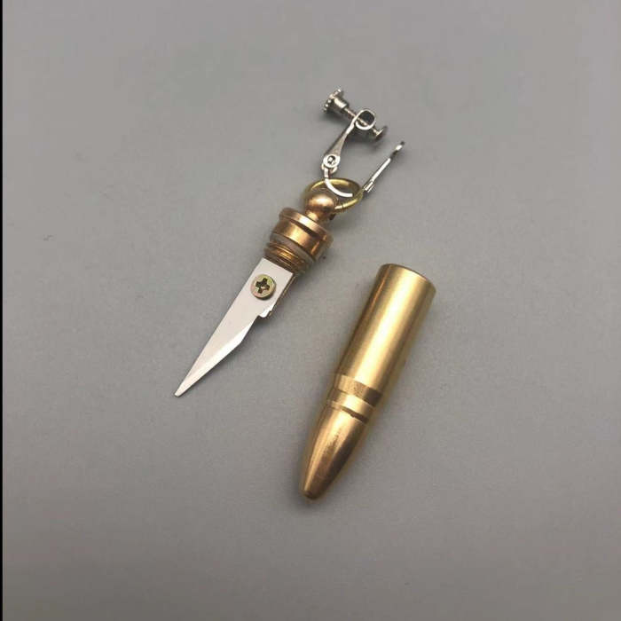 Bullet Hidden Knife Earring