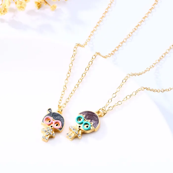 Boy Girl Children Magnets Attract Necklace