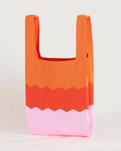 The Color Mix Knitted Tote Bag