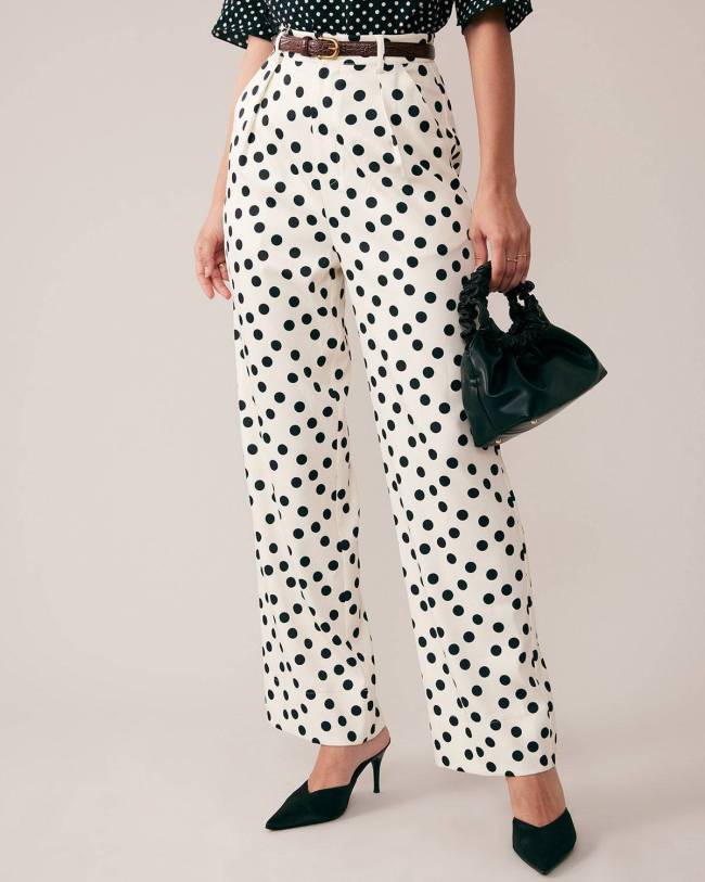 The Polka Dots Wide Leg Pants