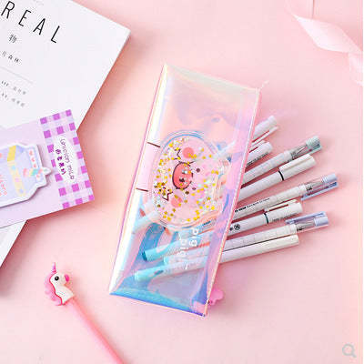 Laser Cute Pig Pencil Bag