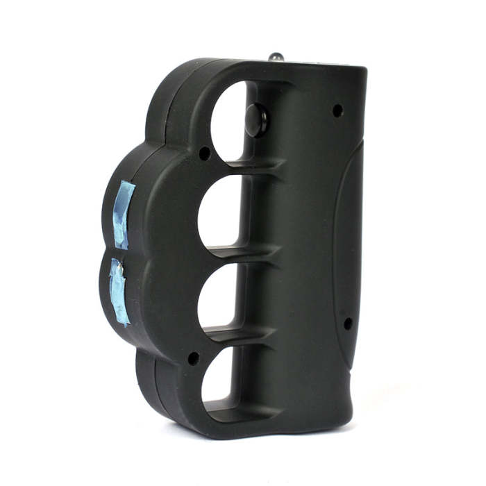 Rechargeable Knuckles Taser High-Voltage Stun Gun Self-Defense Tool